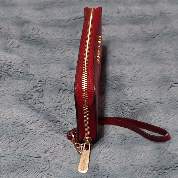 MICHAEL KORS NOUVEAU FLORAL PHONE WALLET MULBERRY - Picture 3 of 6